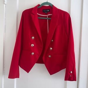 Red blazer